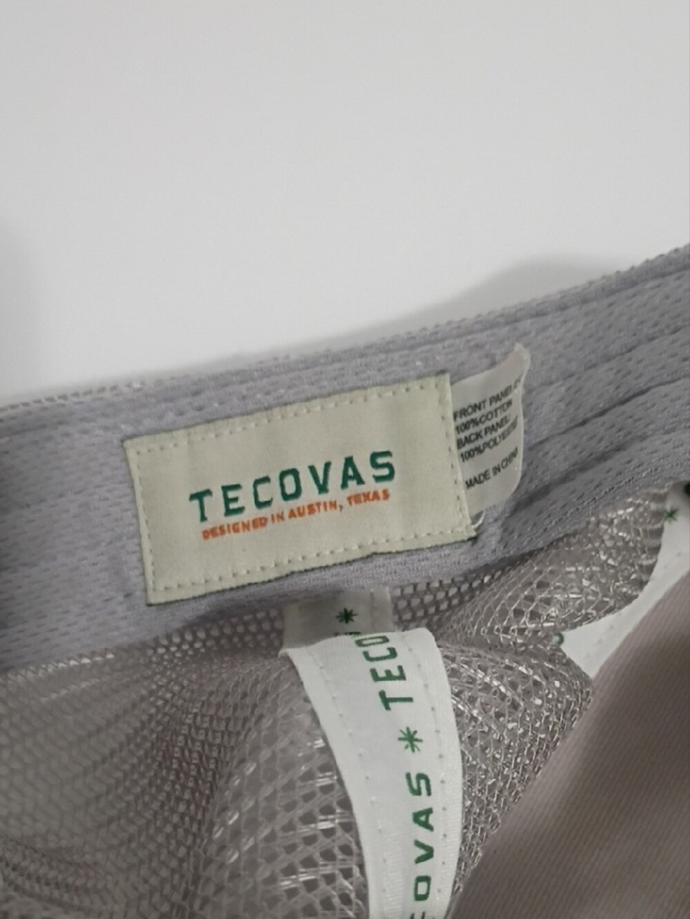 Tecovas Beige Rope-Trim Mesh Patch Hat - Picture 7 of 7